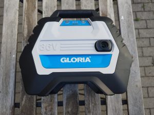 Gloria MultiJet 36V Hochdruckreininger von vorn