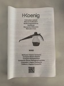 H.Koenig Handdampfreiniger Bedienungsanleitung