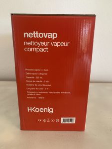 H.Koenig Handdampfreiniger Verpackung von der Seite 2
