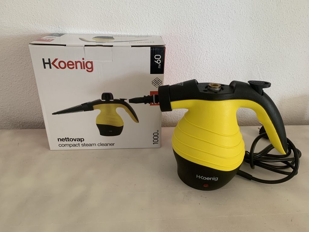 H.Koenig Handdampfreiniger ausgepackt Einzelfoto