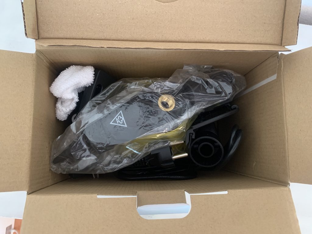 H.Koenig Handdampfreiniger geöffnete Verpackung