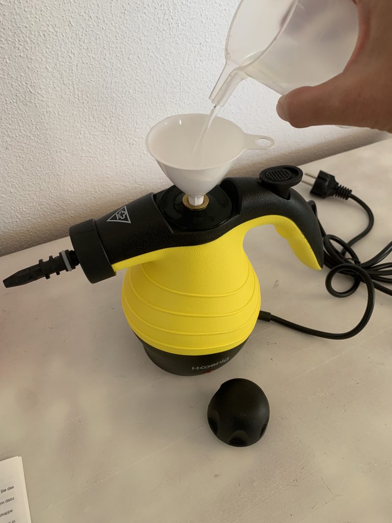 H.Koenig NV60 Handdampfreiniger Einfüllen Wasser