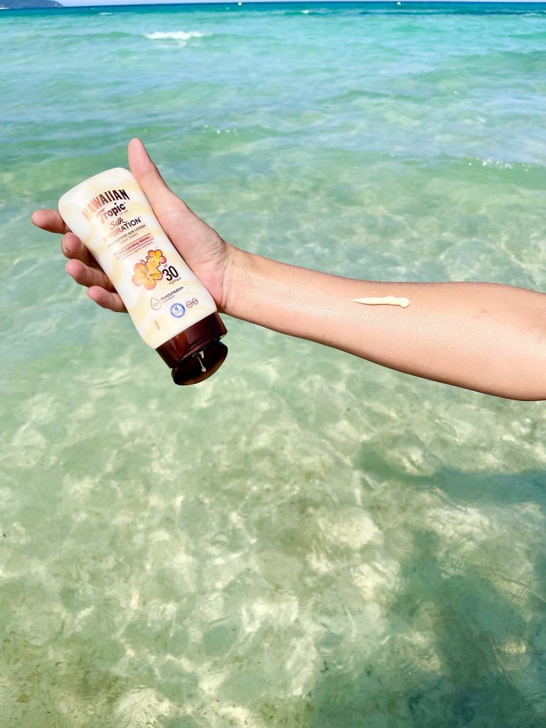 Hawaiian Tropic Silk Hydration Protective Sonnencreme Textur
