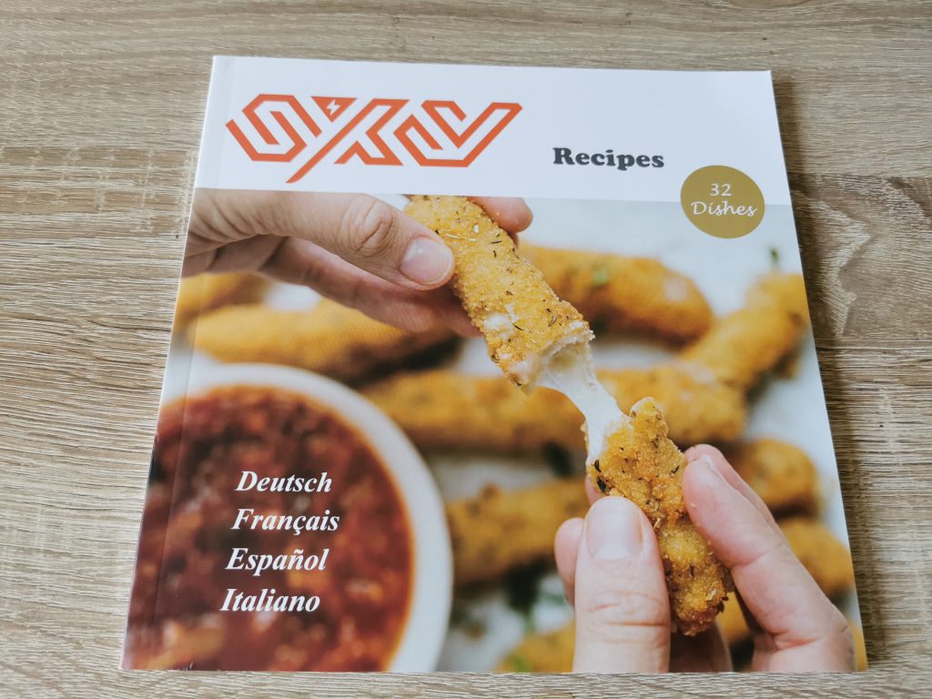 Innsky Dual Zone Heißluftfritteuse Rezeptheft