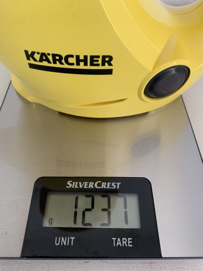Kärcher Dampfreiniger SC 1 EasyFix Handdampfreiniger Gewicht ohne Zubehör und Wasser