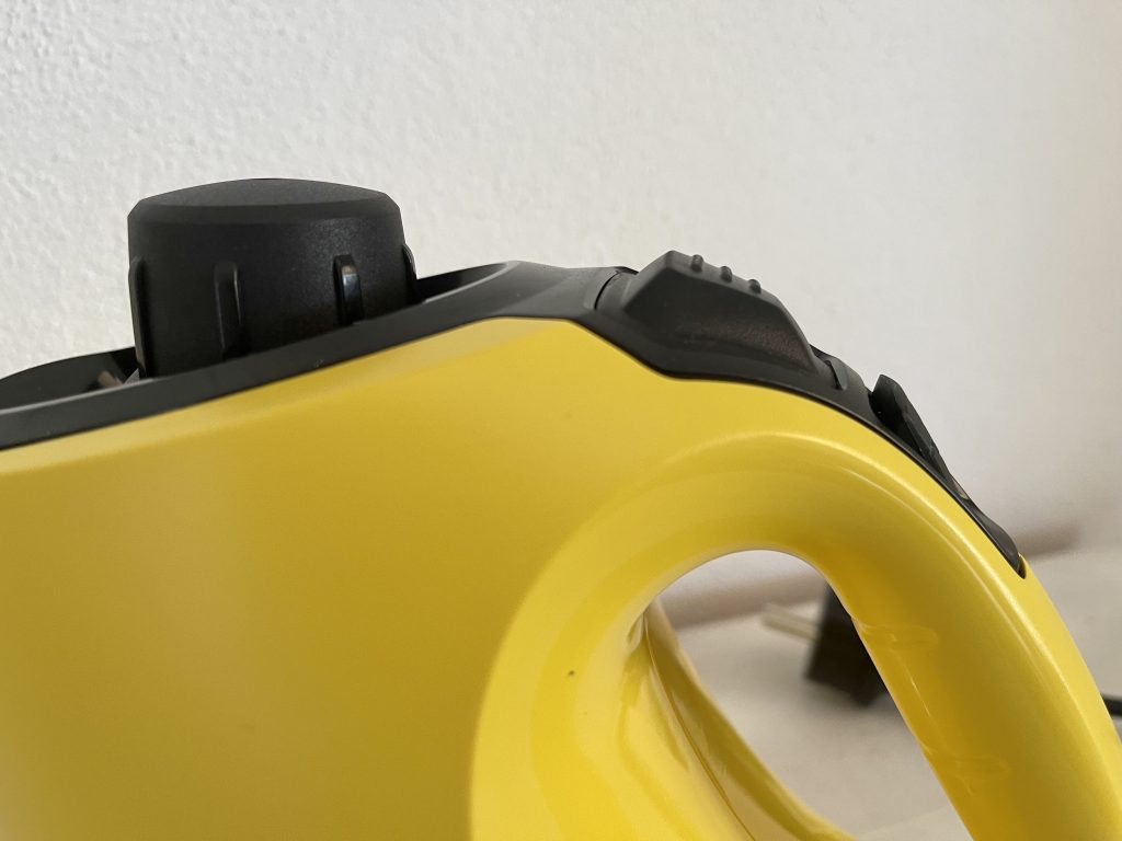 Kärcher Dampfreiniger SC 1 EasyFix Handdampfreiniger Kindersicherung aktiviert