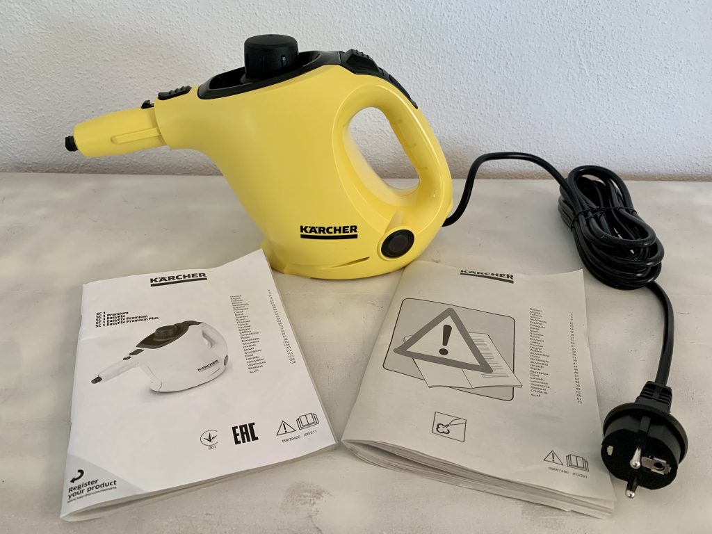 Kärcher Dampfreiniger SC 1 EasyFix Handdampfreiniger mit Bedienungsanleitungen