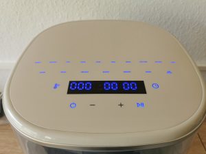 Klarstein Air Bloom Heißluftfritteuse Bedienfeld