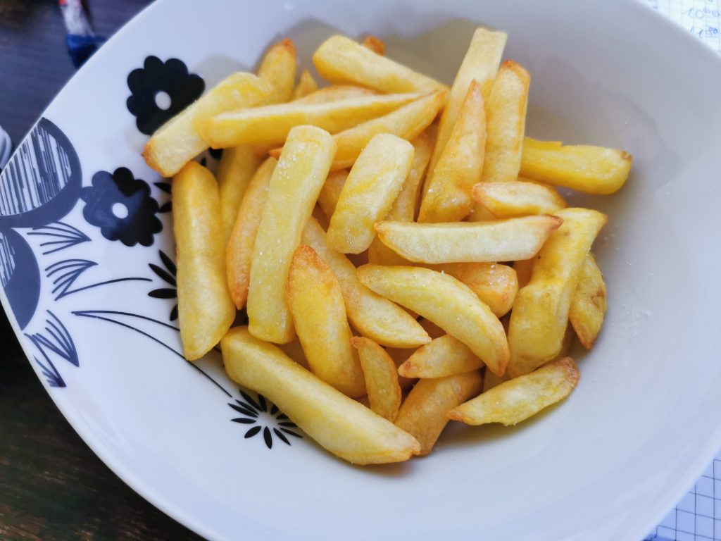 Klarstein Air Bloom Heißluftfritteuse Pommes Detail
