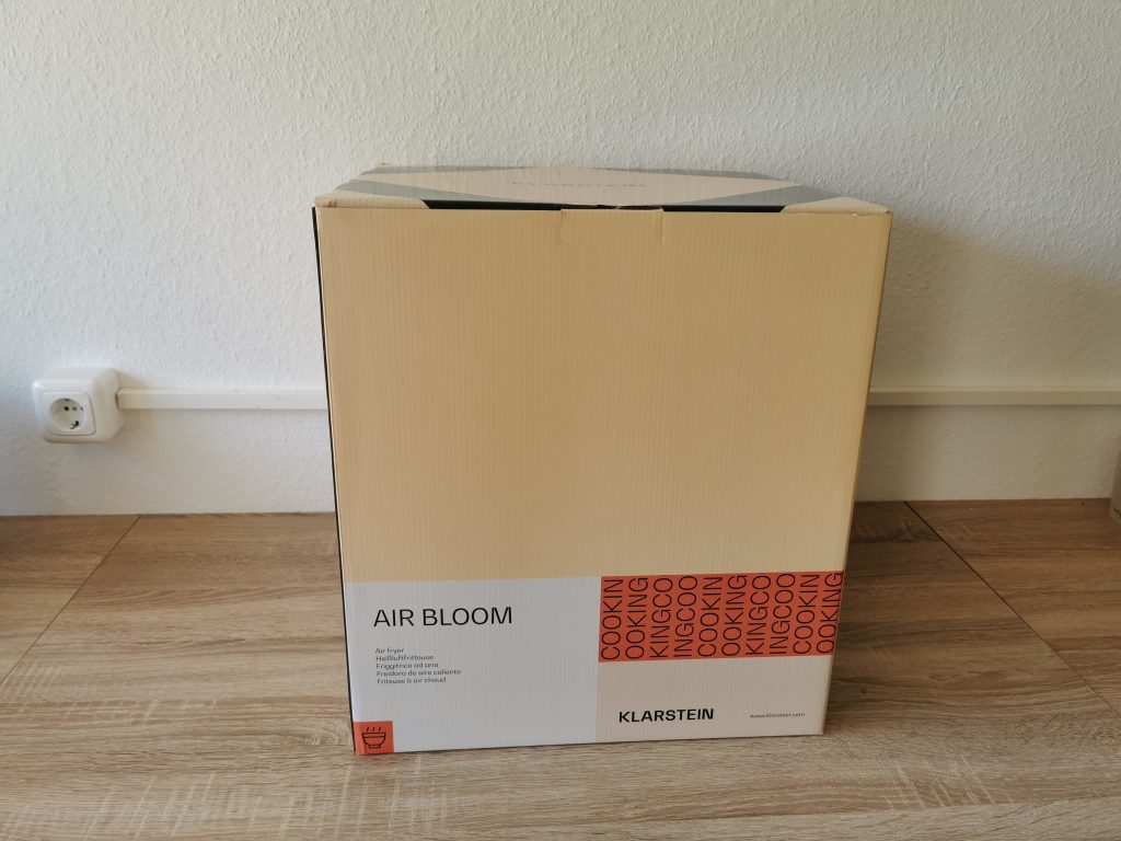 Klarstein Air Bloom Heißluftfritteuse Verpackung