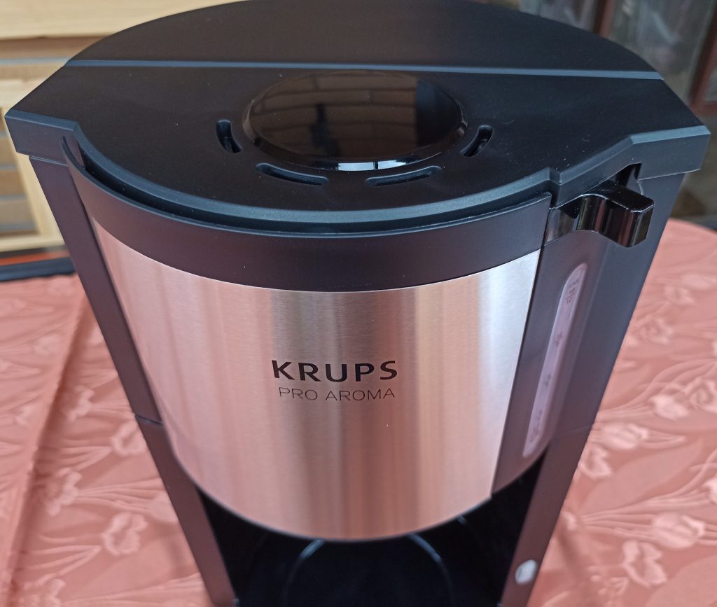 Krups KM305D ProAroma Kaffeemaschine Filter geschlossen