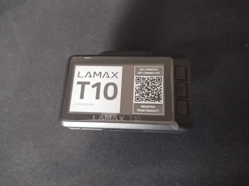 LAMAX T10 Dashcam von hinten