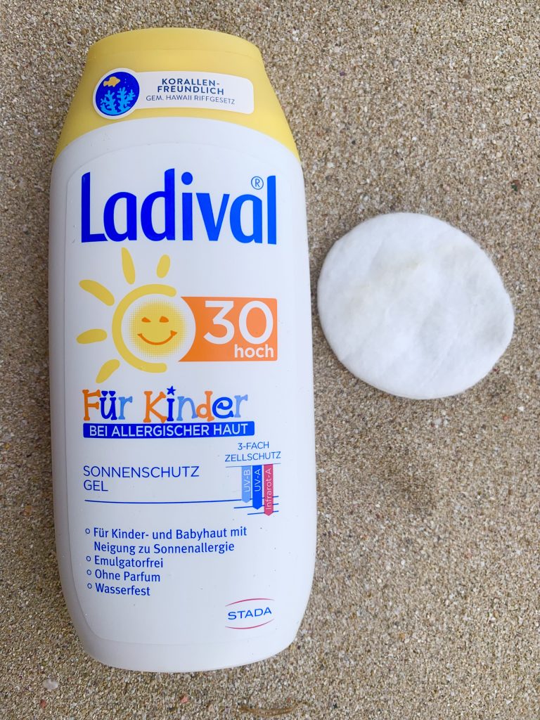Ladival Für Kinder Sonnenschutz-Gel Wattepad-Test