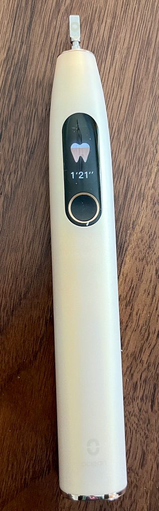 Oclean X Pro Digital S elektrische Zahnbürste Display