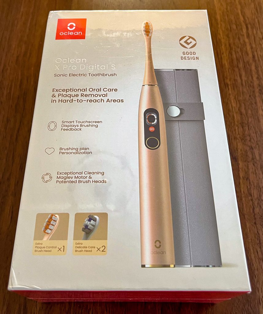 Oclean X Pro Digital S elektrische Zahnbürste Verpackung