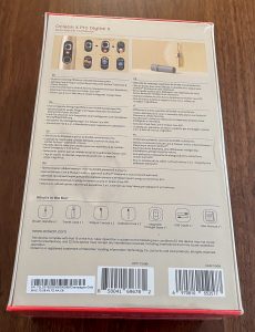 Oclean X Pro Digital S elektrische Zahnbürste Verpackung Rückseite