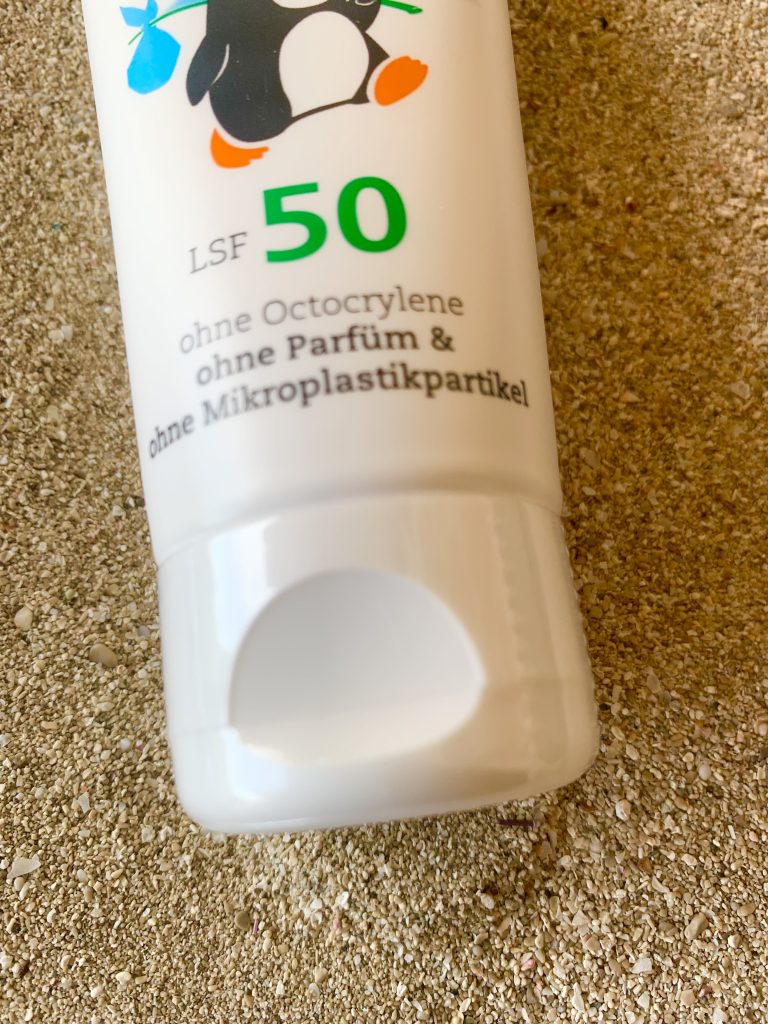 PAEDIPROTECT Gebirgssonnencreme Verschluss Nahaufnahme