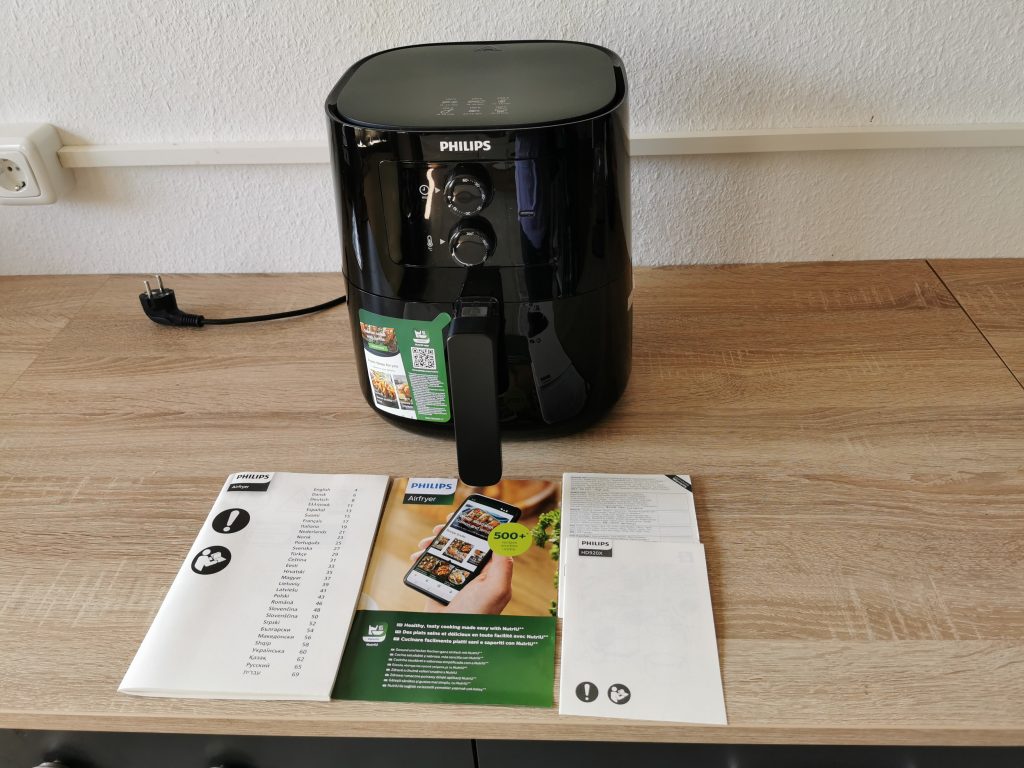 Philips essential Airfryer Lieferumfang
