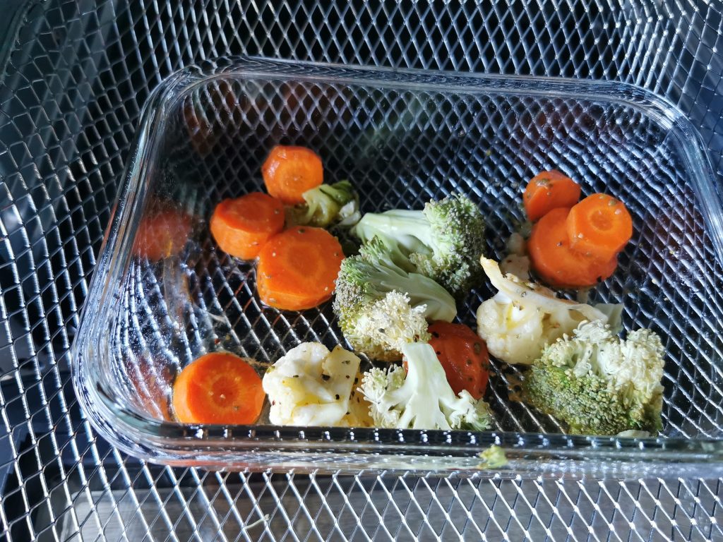 Rosenstein und Söhne Heißluftfritteuse Gemüse