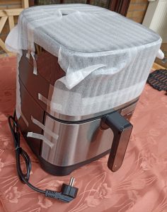 Tefal EY505D Easy Fry & Grill Heißluftfritteuse mit Transportsicherung