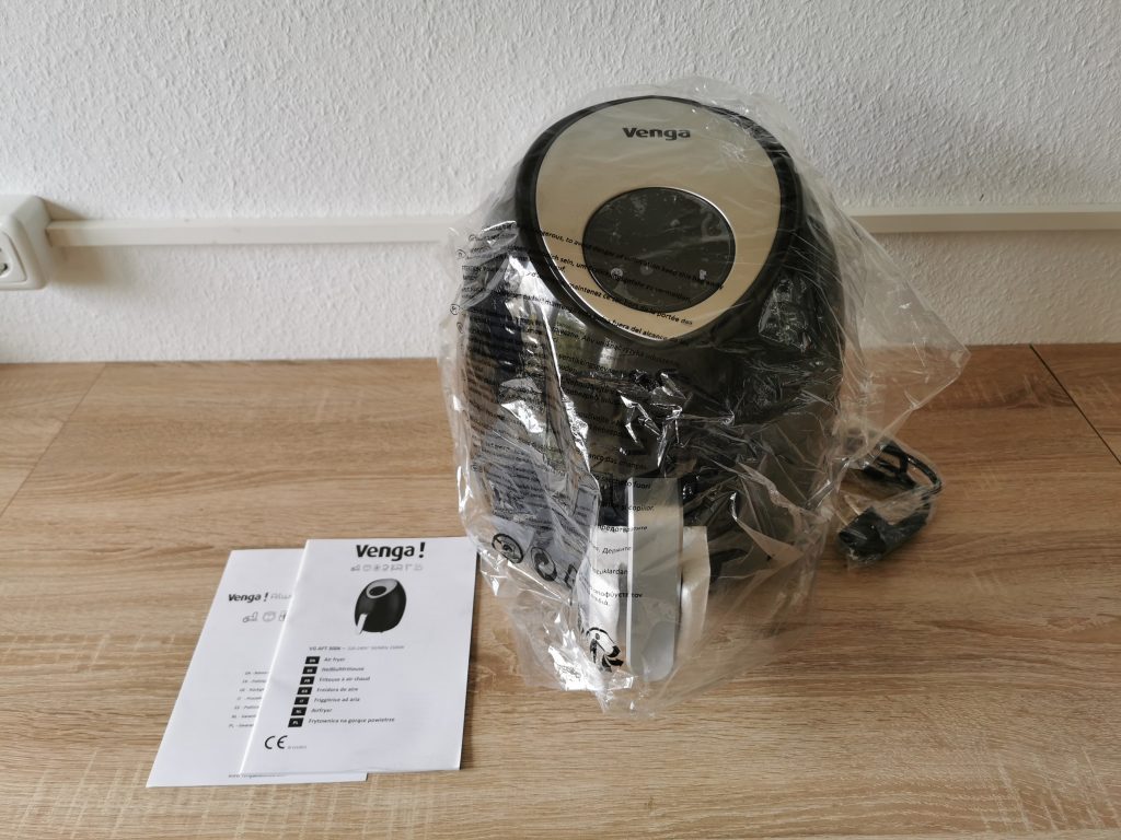 Venga Heißluftfritteuse Lieferumfang