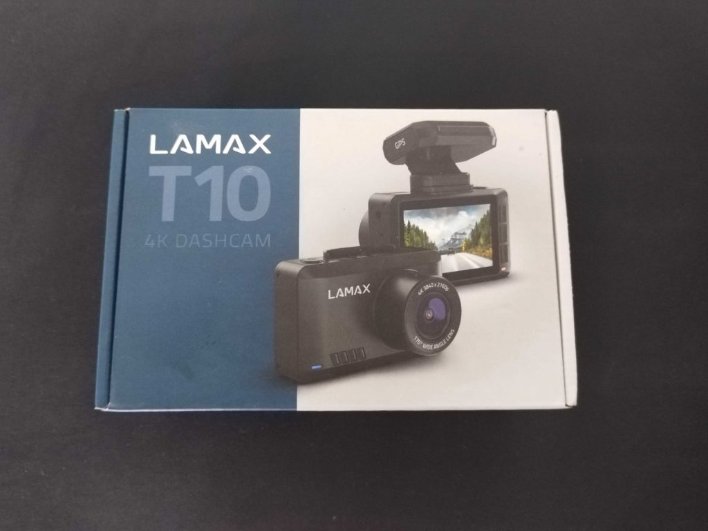 Verpackung der LAMAX T10 von vorne
