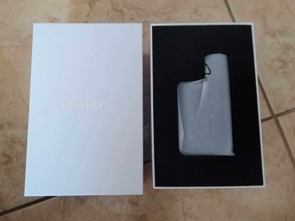Viofo A139 Pro Dashcam Verpackung geöffnet