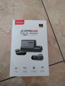 Viofo A139 Pro Dashcam Verpackung von vorne