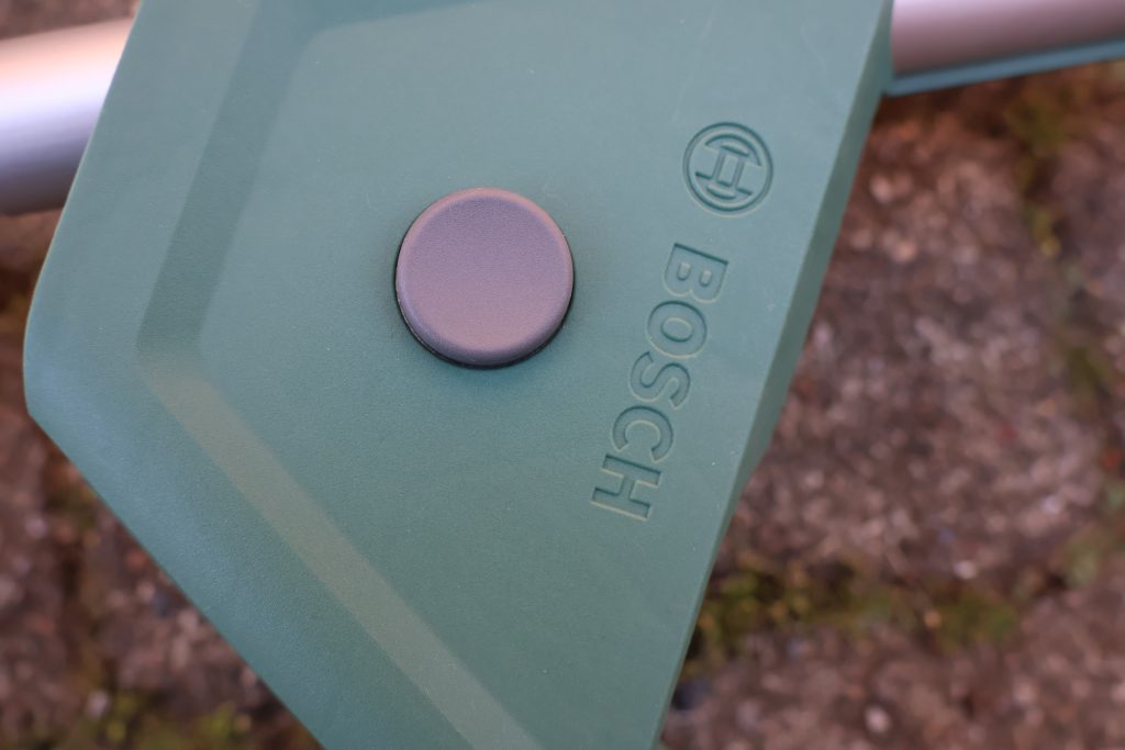 Bosch UniversalGrassCut 18-260 Akku-Rasentrimmer Knopf zum Verstellen der Schere