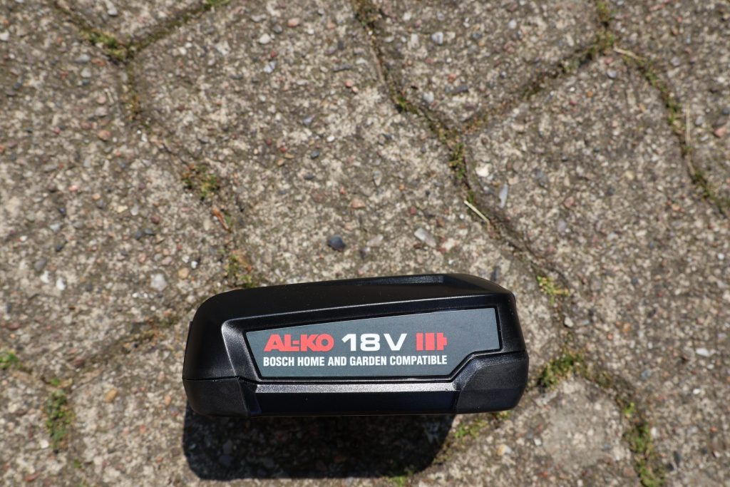 AL-KO GT 1825 Akku-Rasentrimmer Akku Seitenansicht