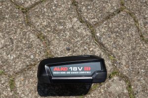 AL-KO GT 1825 Akku-Rasentrimmer Akku Seitenansicht