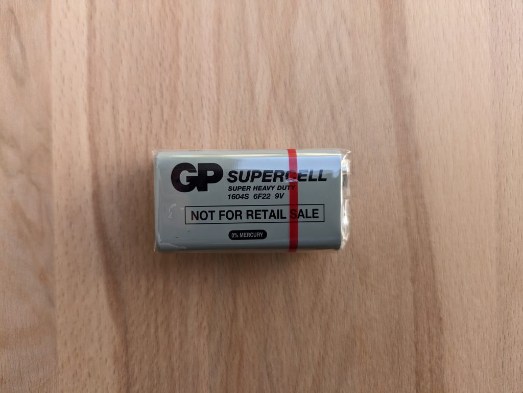 9-Volt-Batterie des Brennenstuhl RM C 9010 Rauchmelders