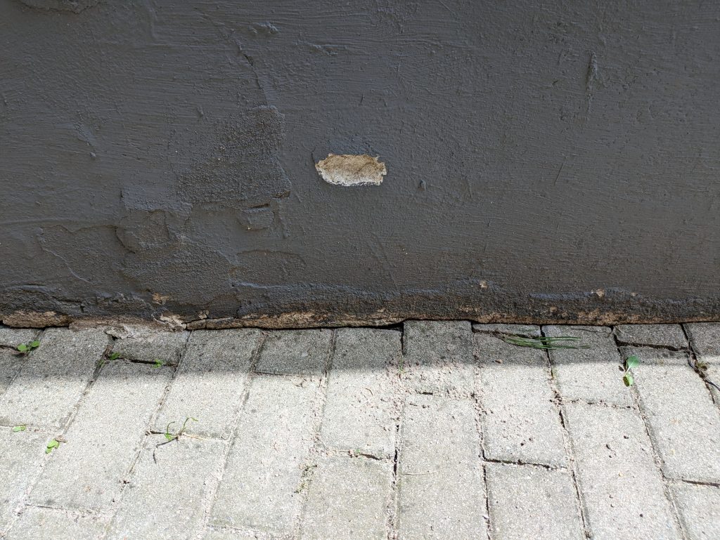 AGT Professional ZX 7340 675 Hochdruckreiniger Fassade nach der Reinigung