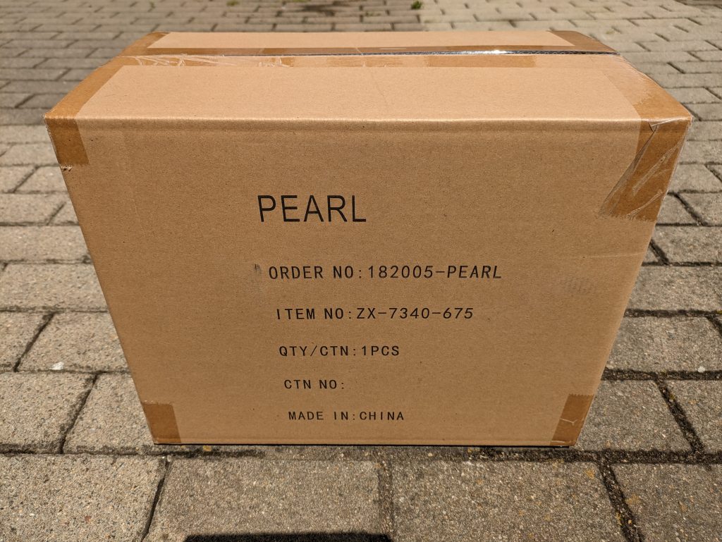 AGT Professional ZX 7340 675 Hochdruckreiniger Verpackung von hinten