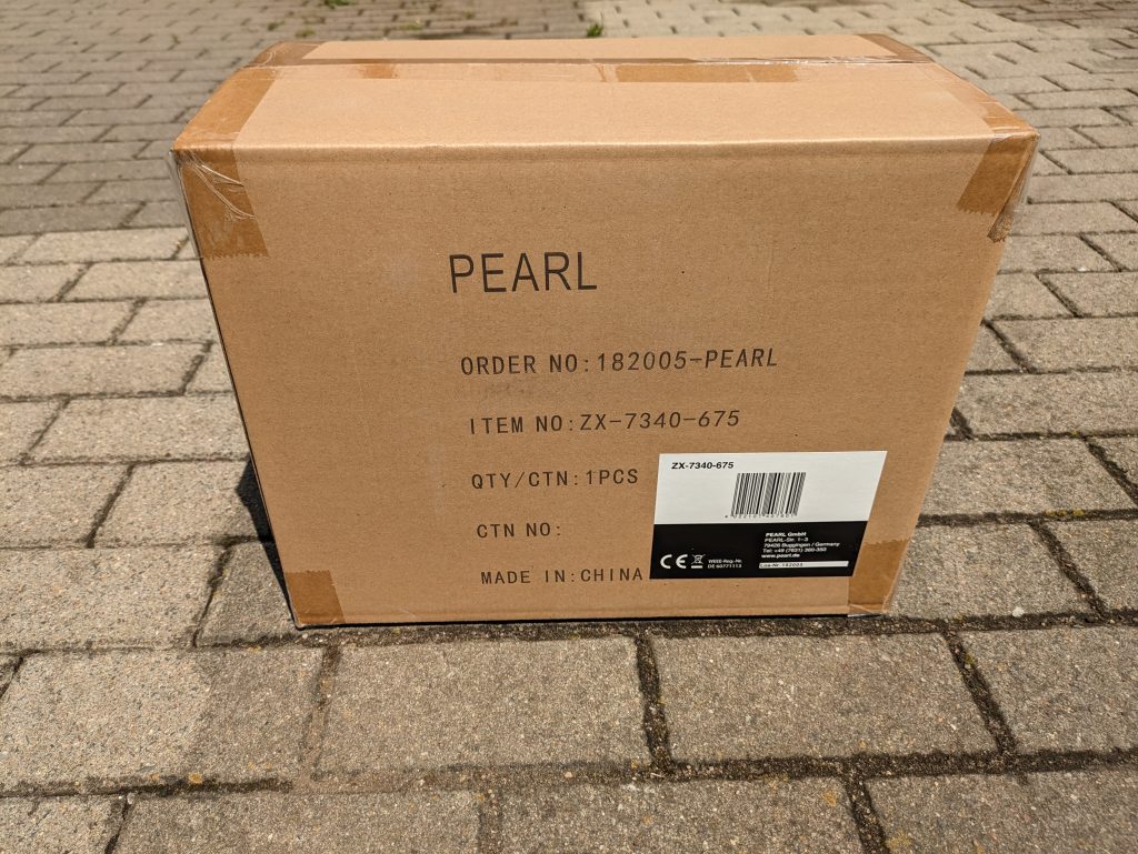 AGT Professional ZX 7340 675 Hochdruckreiniger Verpackung von vorne