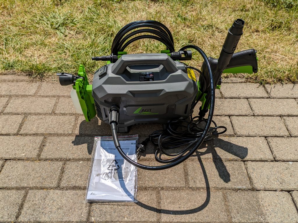 AGT Professional ZX 7340 675 Hochdruckreiniger zusammengebaut