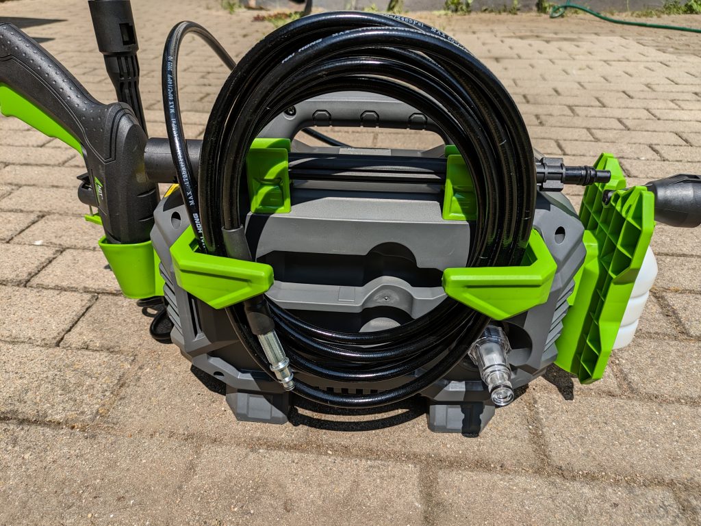 AGT Professional ZX 7340 675 Hochdruckreiniger zusammengebaut von hinten