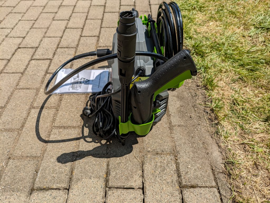 AGT Professional ZX 7340 675 Hochdruckreiniger zusammengebaut von rechts