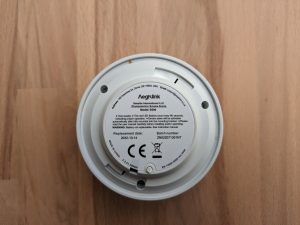 Aegislink S500 Rauchmelder von hinten