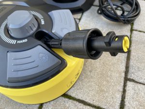 Anschluss des Terrassenreinigers des Kärcher K7 Hochdruckreinigers