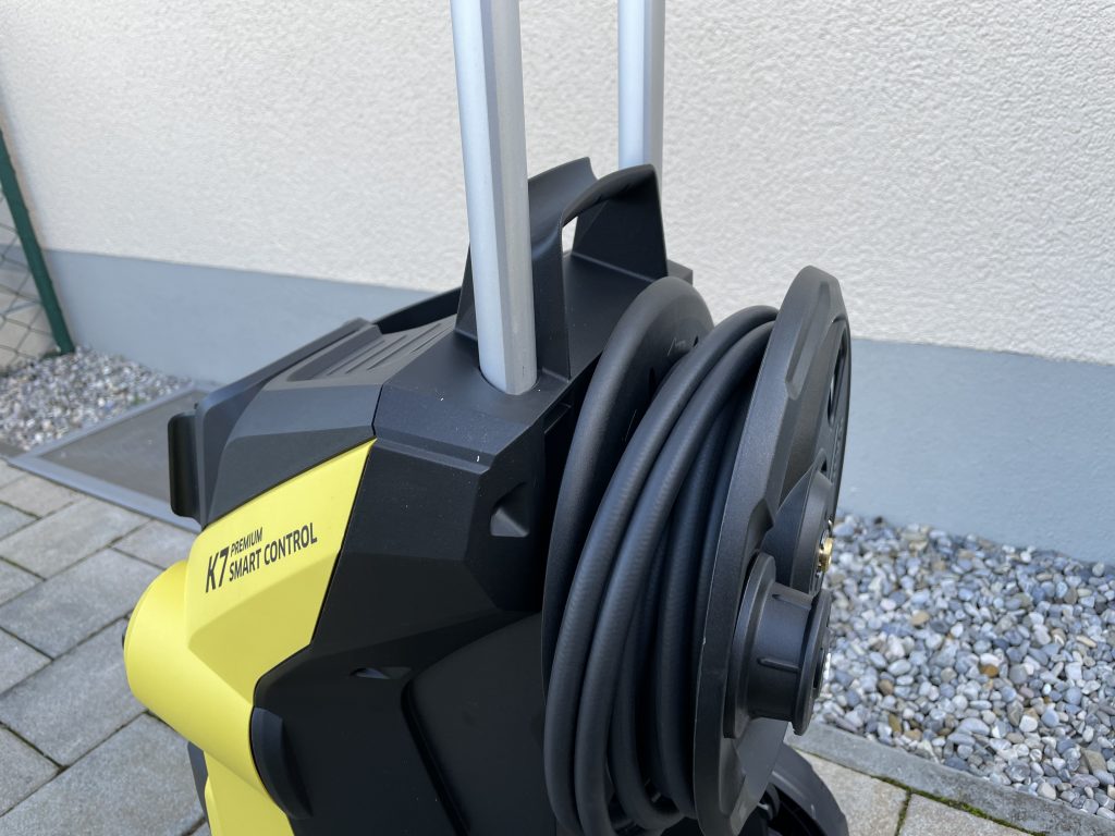 Ausziehbarer Griff des Kärcher K7 Hochdruckreinigers