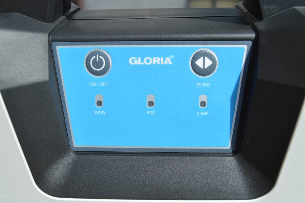 Bedienfeld des Gloria MultiJet 230V Hochdruckreinigers