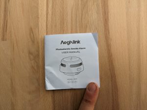 Bedienungsanleitung des Aegislink S500 Rauchmelders