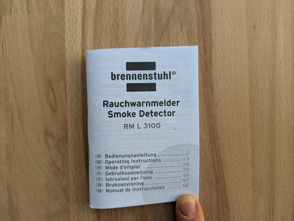 Bedienungsanleitung des Brennenstuhl RM L 3100 Rauchmelders
