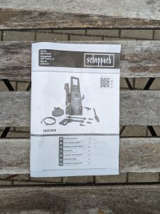 Bedienungsanleitung des Scheppach HCE 1650 Hochdruckreiniger