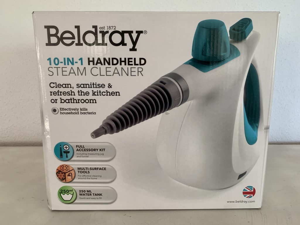 Beldray BEL0701TQN-VDE 10-in-1 Handdampfreiniger Verpackung von vorne