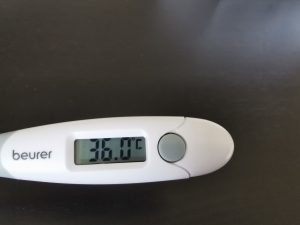 Beurer Medical Express FT 151 Fieberthermometer Messung 1