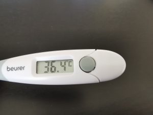 Beurer Medical Express FT 151 Fieberthermometer Messung 2
