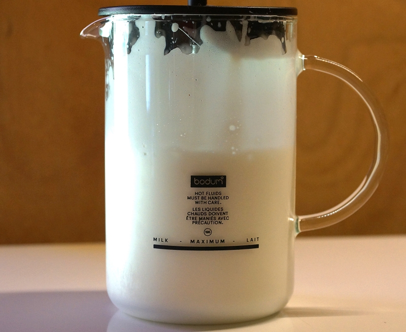 Bodum Latteo kalter Milchschaum Ruhezeit