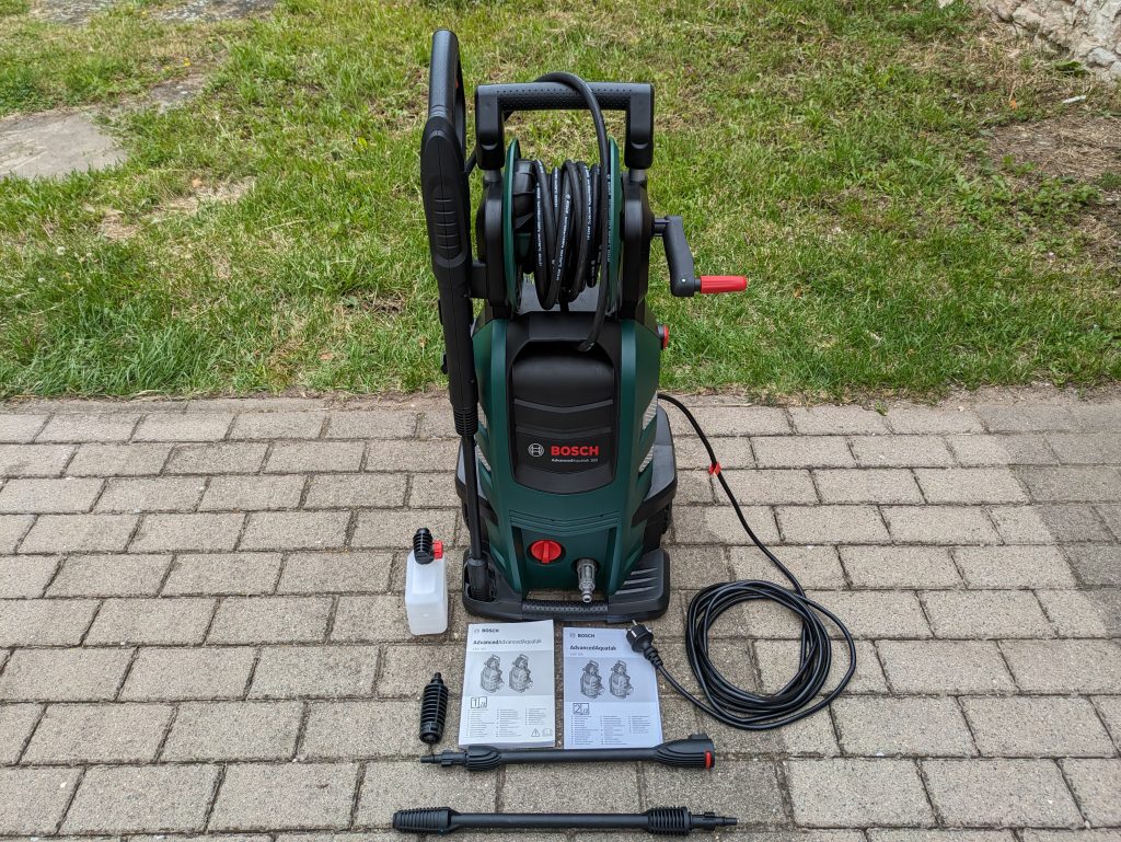 Bosch AdvancedAquatak 160 Hochdruckreinigers Lieferumfang